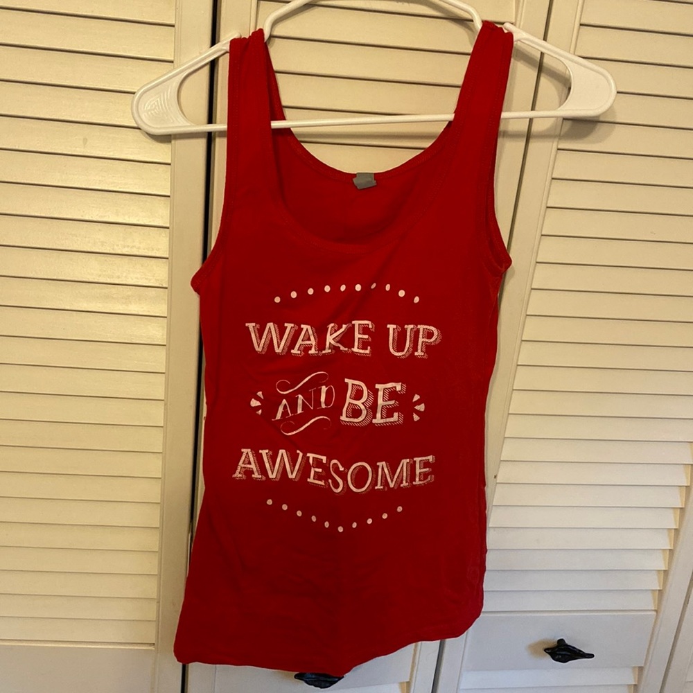 Awesome Motivational Tank Top - size small